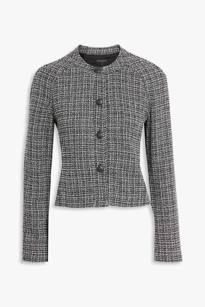 Emporio Armani Knit Jacket w/ Asymmetrical Overlap - Jackets