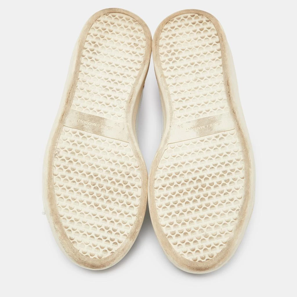 Isabel Marant Isabel Marant White Leather Etoile Bart Low-Top Sneakers Size 39 6