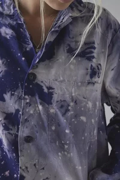 Urban Renewal ReMADE By UO Bleach Splatter Work Jacket 3