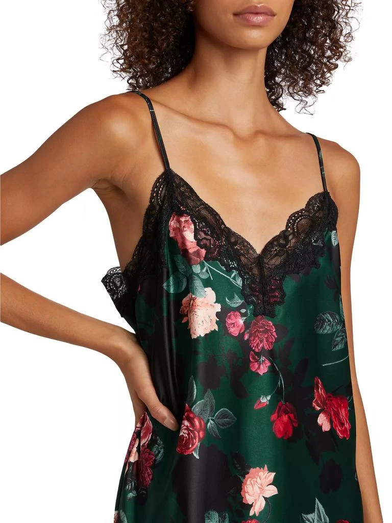 In Bloom Elora Floral Satin Chemise 5