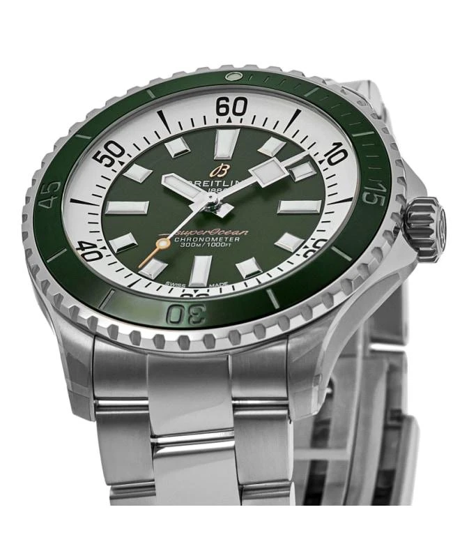 BREITLING Breitling Superocean Automatic 44 Green Dial Stainless Steel Men's Watch A17376A31L1A1 3