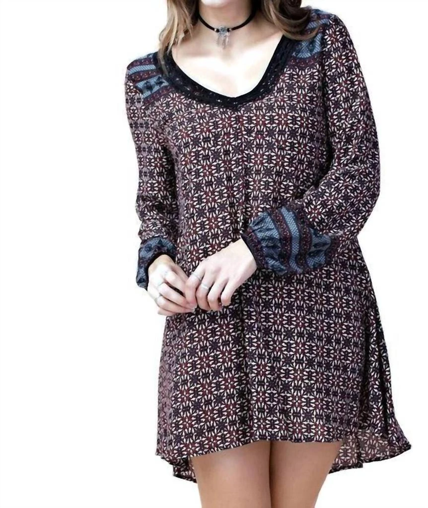 Kori Kori - Border Print Swing Dress, 1