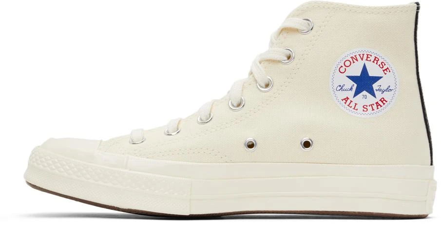 Comme des Garcons Off-White Converse Edition Half Heart Chuck 70 High Sneakers 3