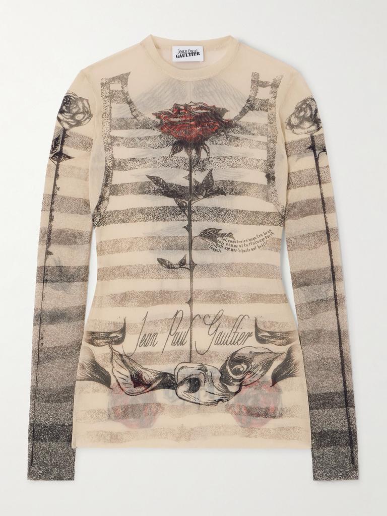 Tシャツ・カットソー JeanPaul GAULTIER 'The Ecru Tattoo' T-shirt Jean Paul Gaultier - Jean Paul Gaultier | The Ecru Tattoo T
