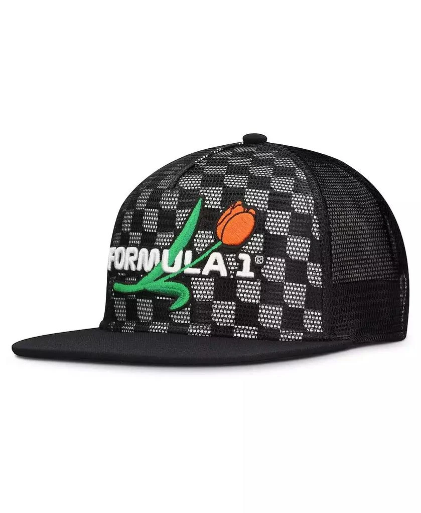 Formula 1 Men's Black Drift All-Around Mesh Adjustable Hat 1