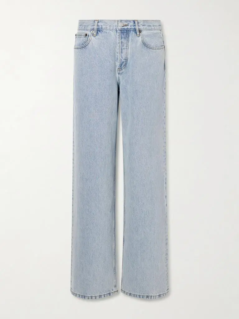 Still Here Everyday Straight-leg Jeans - Light denim