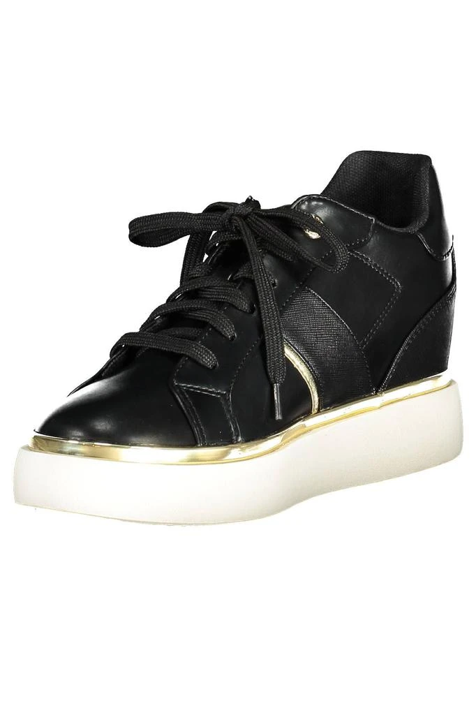 U.S. POLO ASSN. U.s. Polo Assn. Chic Black Lace-Up Sneakers with Logo Detailing 3