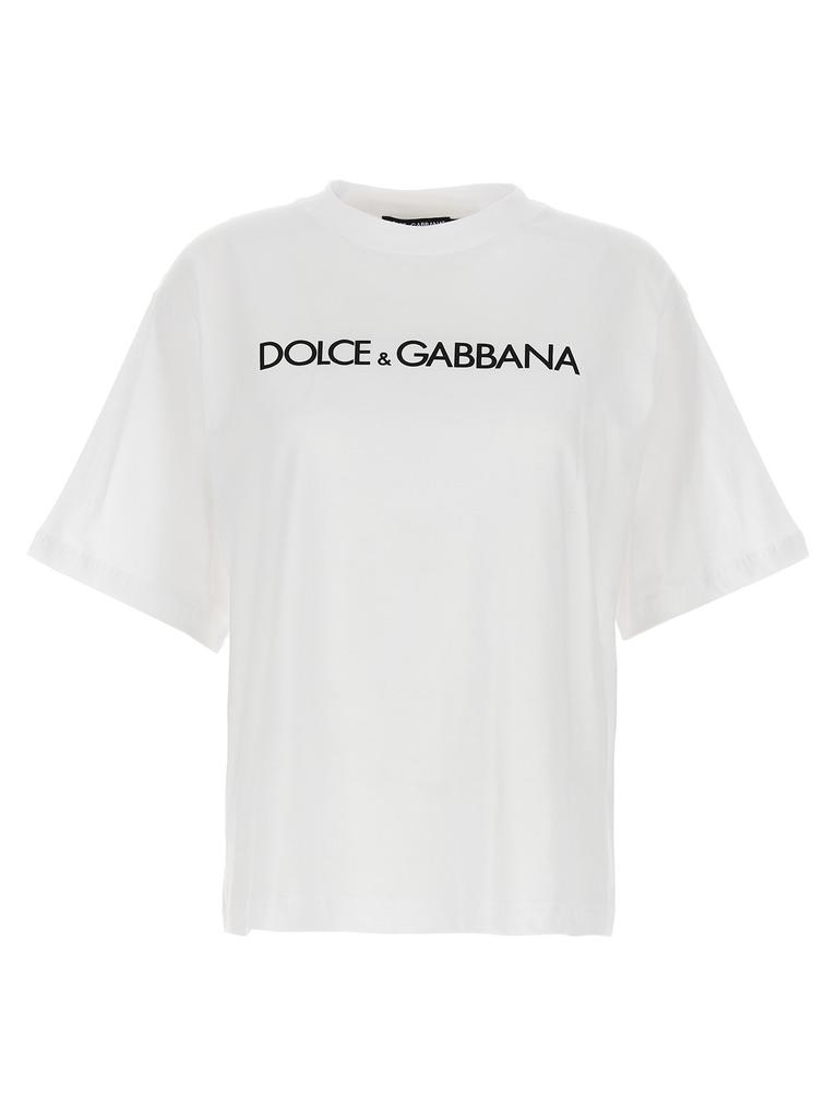 【SALE】SHORT-SLEEVED CORDONETTO LACE T-SHIRT Dolce & Gabbana Dolce & Gabbana Short-Sleeved Cordonetto
