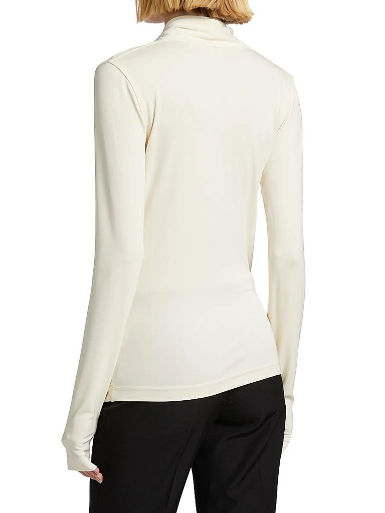 Totême Stretch-Jersey Wrap Top 5