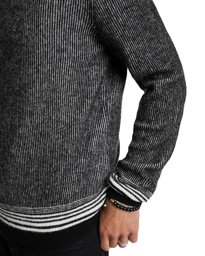 John Varvatos Tomar Regular Fit Ribbed Sweater 4