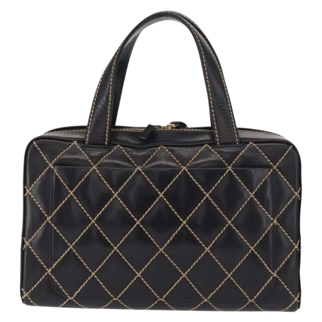 Chanel Surpique Boston Bag Quilted Leather Leather Travel Bag Bag (Pre-Owned) 2