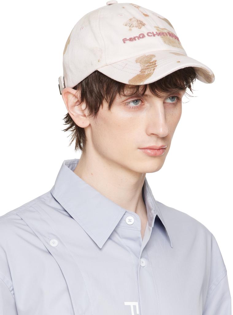 Feng Chen Wang Pink Embroidered Cap