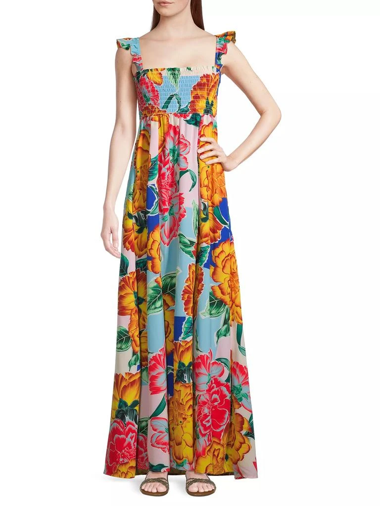 Agua Bendita Fiorever Leandra Floral Maxi Dress 2