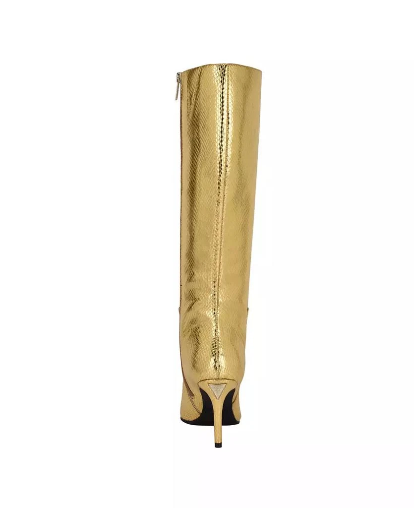 GUESS Women's Richee Tall Shafted Pointy Toe Knee High Dress Boots 3