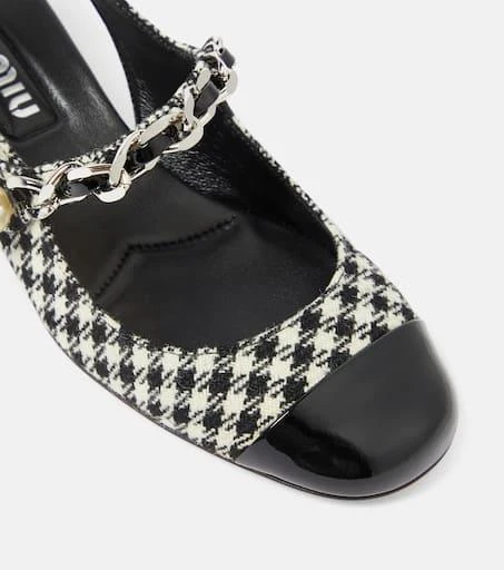 Miu Miu Gingham slingback pumps 6