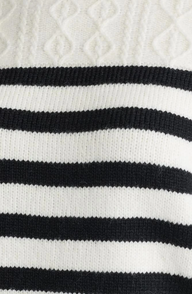 Caslon Stripe Crewneck Sweater 6