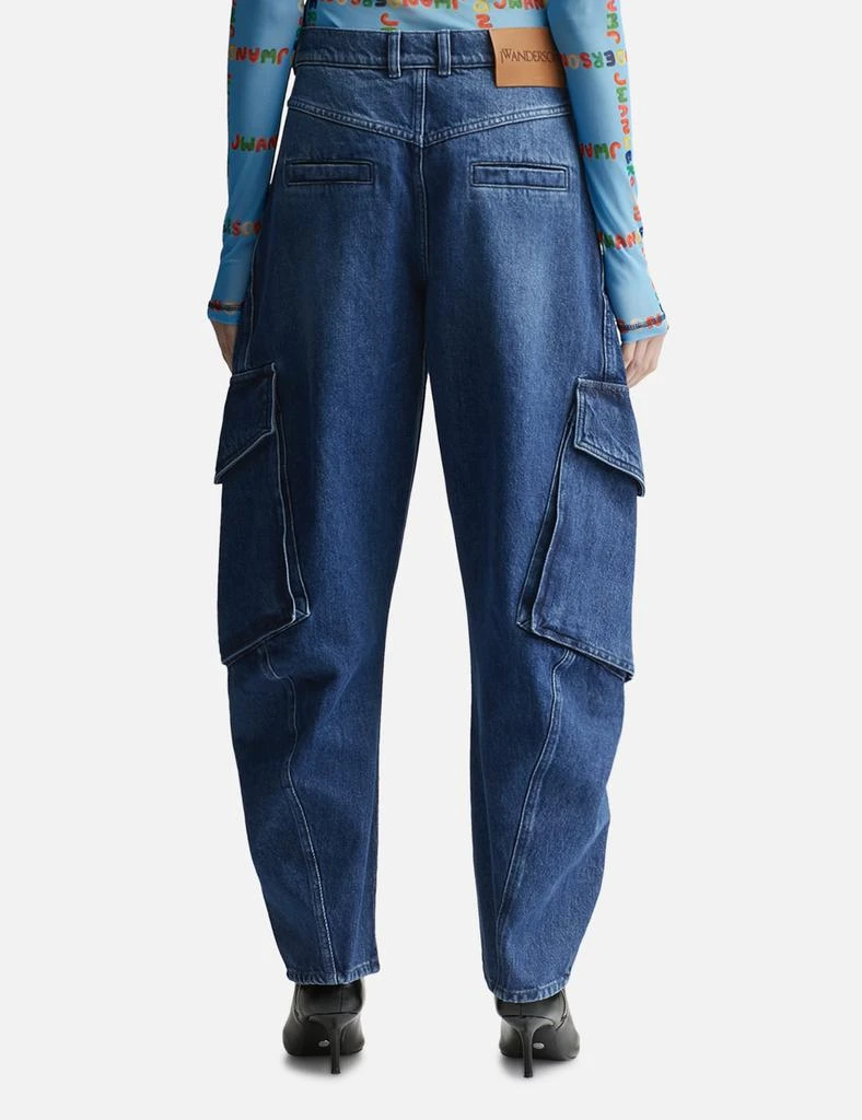 JW Anderson TWISTED CARGO Denim JEANS 3