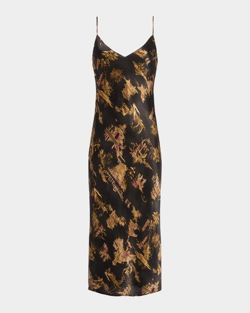 L'Agence Seridie Mid-Length Slip Dress 1