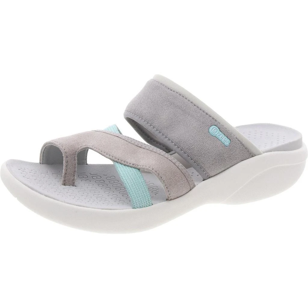 Bzees Callie Womens Toe Loop Slide Sandals 1