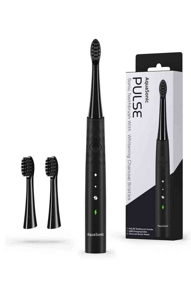 AquaSonic Pulse Ultra Whitening Electric Toothbrush - Midnight Black 1