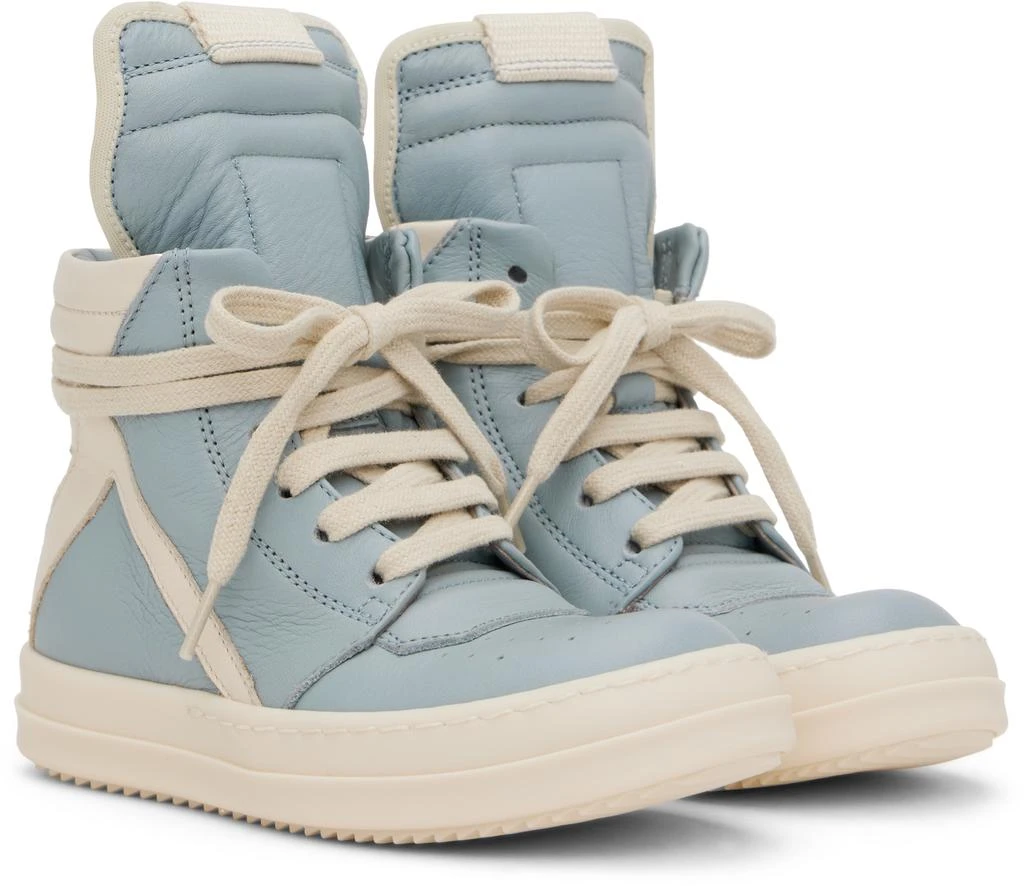 Rick Owens Kids Blue Porterville Geobaskets Sneakers 4