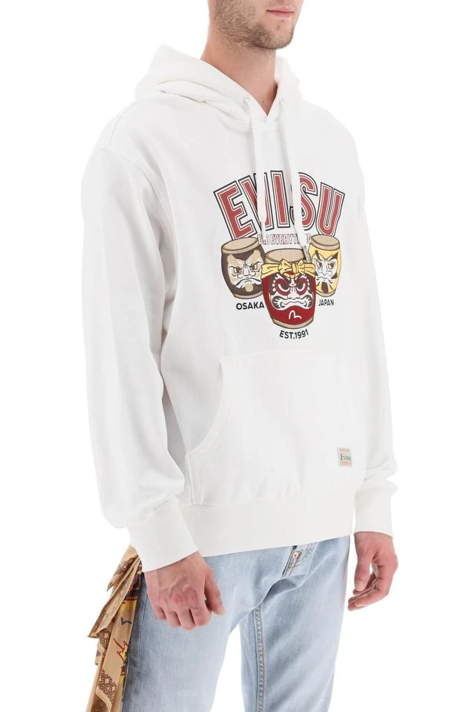 Evisu Hoodie With Embroidery And Print 3