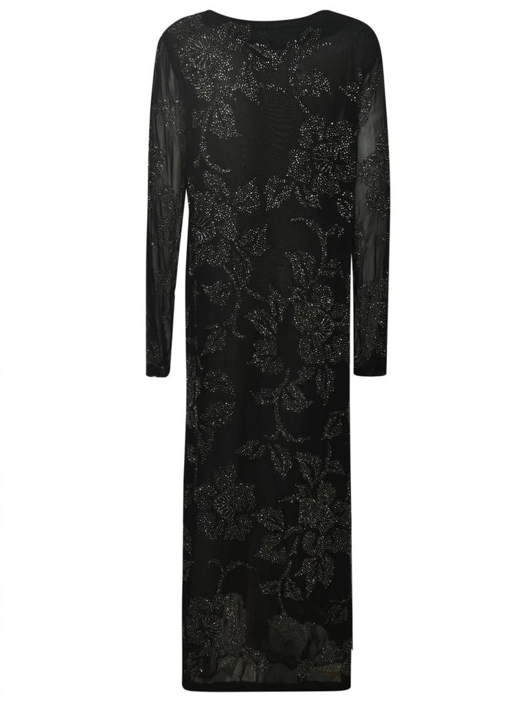P.A.R.O.S.H. P.A.R.O.S.H. Embellished Semi-Sheer Maxi Dress 2