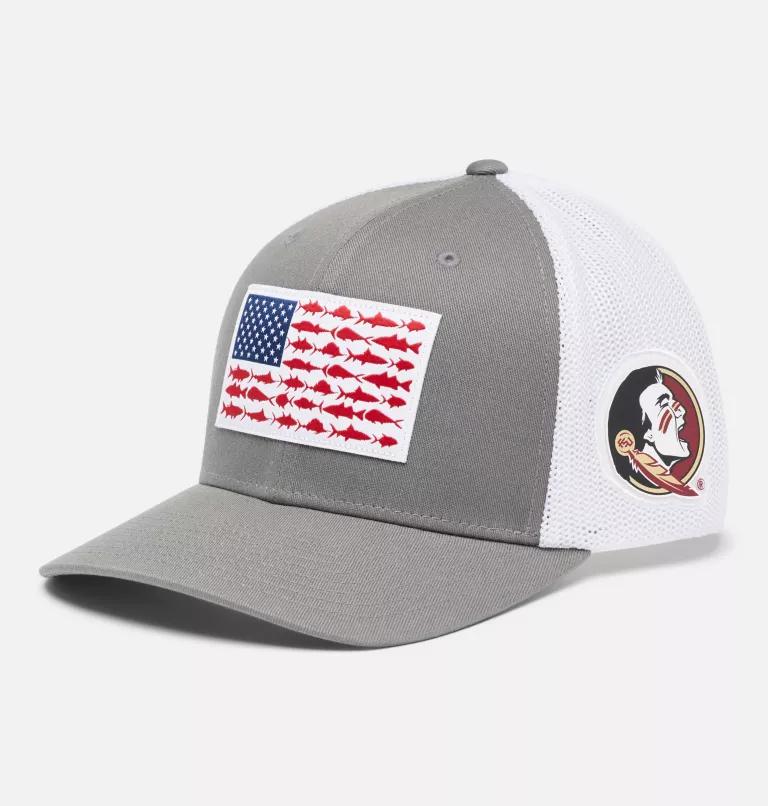 Columbia Columbia PFG Mesh  Fish Flag Ball Cap - Florida State-