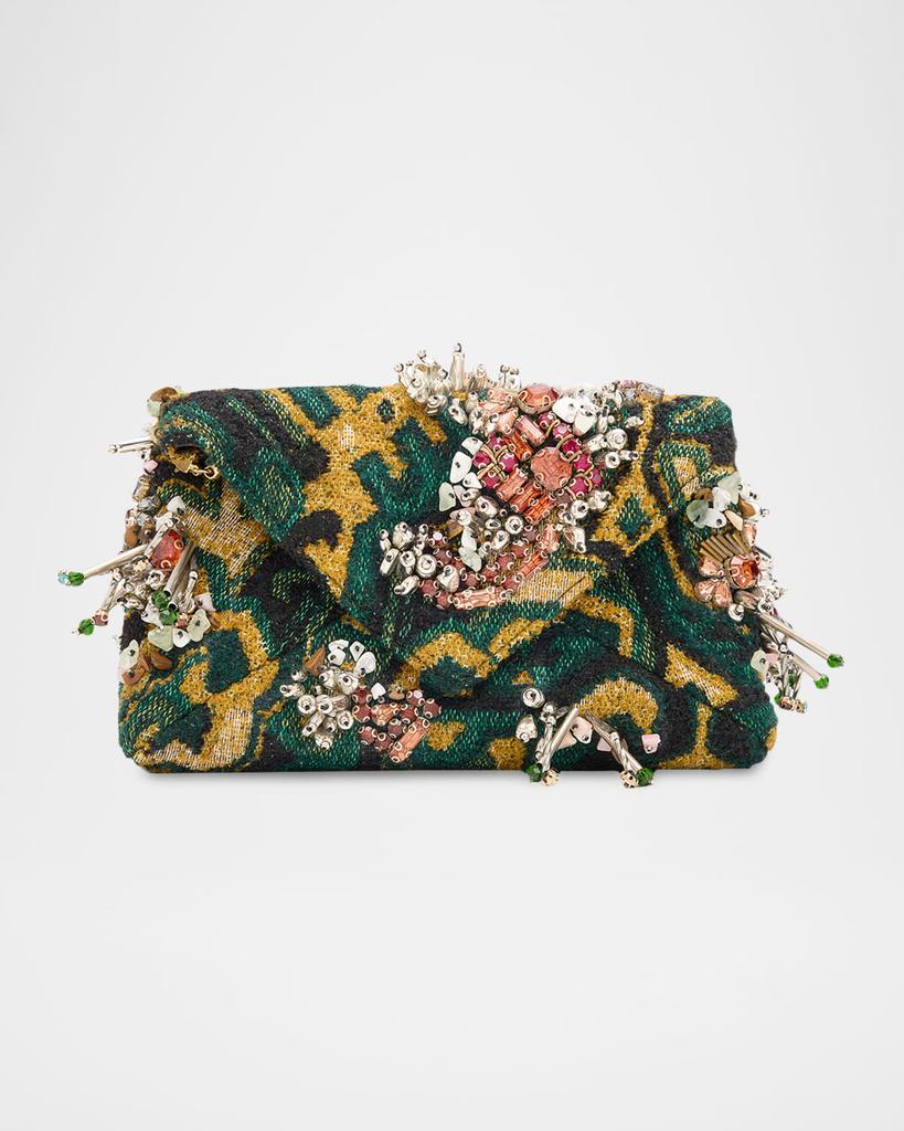 Dories van noten クラッチバッグ DRIES VAN NOTEN Medium textured-leather clutch | NET-A-PORTER