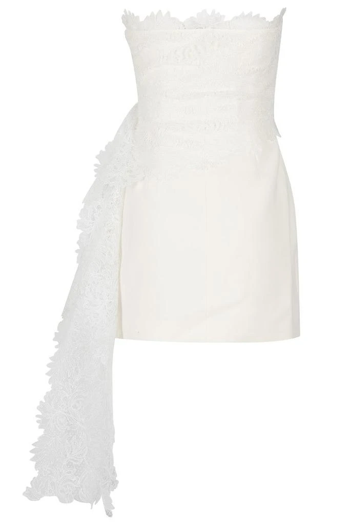 David Koma Asymmetric Lace Top Mini Dress 2