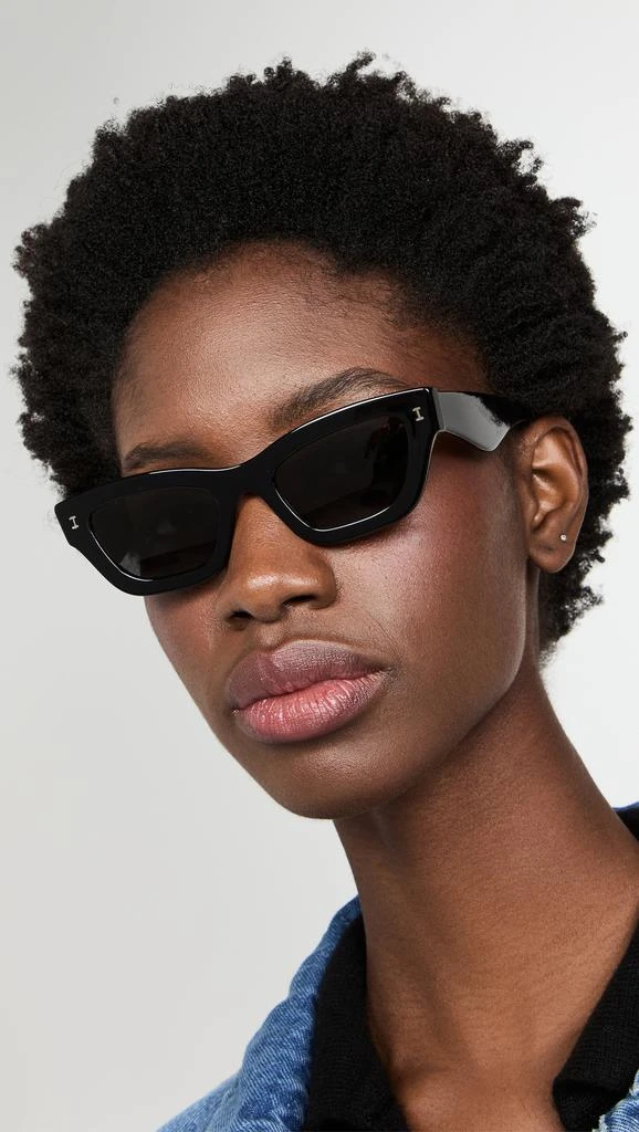 Illesteva Donna Black Sunglasses 2