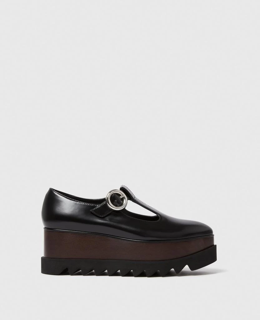 Stella McCartney Stella McCartney - Elyse T-Bar Platform Mary Janes, Woman, Black, Size: 39h 1