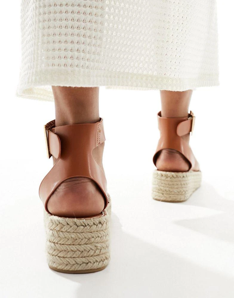 South Beach South Beach two part espadrille in sandals tan 2