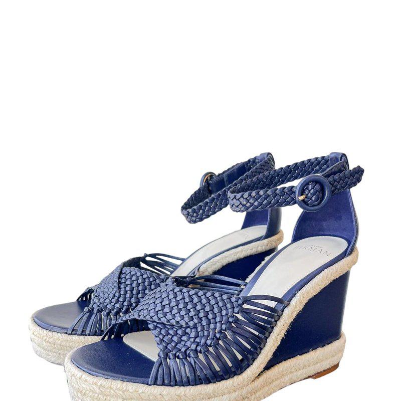 Alexandre Birman Women's Ellie Wedge Heel Sandals In Oceana