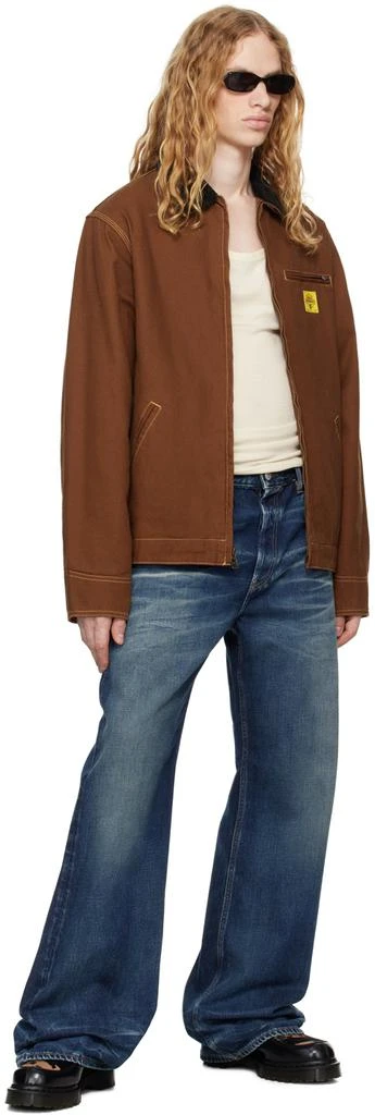 Icecream Brown Canvas Lined Work Jacket 4