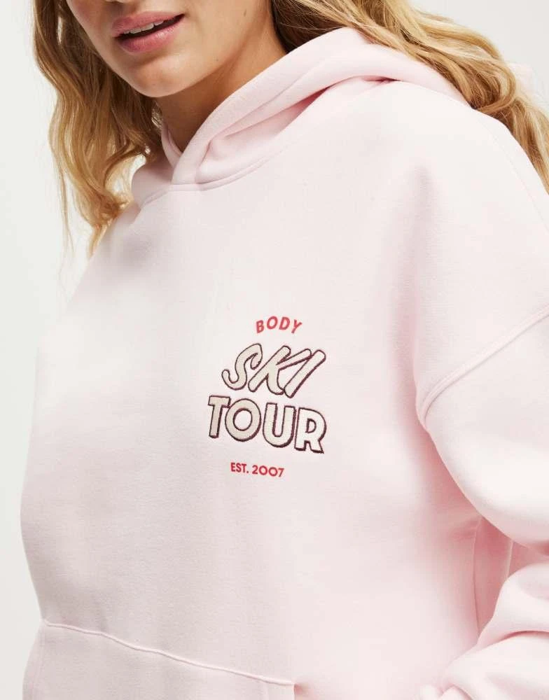 Cotton:On Cotton On Plush premium graphic hoodie in pink 3