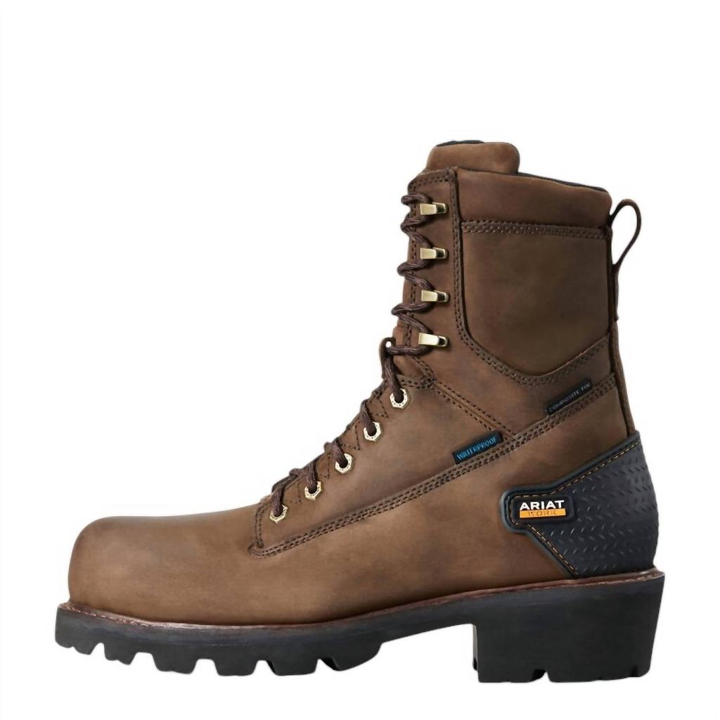 Ariat Ariat - Men's Powerline 8" Waterproof Composite Toe Work Boot