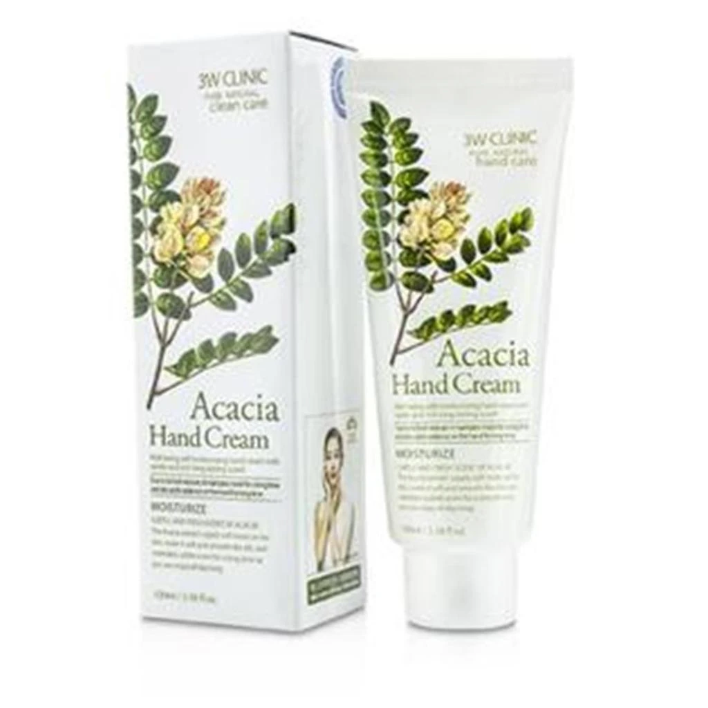 3W Clinic 185155 Acacia Hand Cream, 100 ml-3.38 oz 1