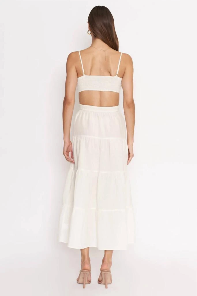 dee elly Beatrice Dress In White 3