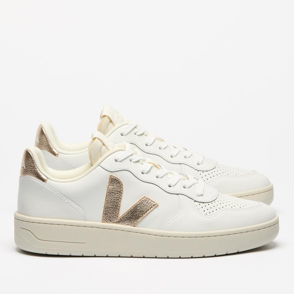 Veja VEJA WOMEN'S V-10 LEATHER TRAINERS