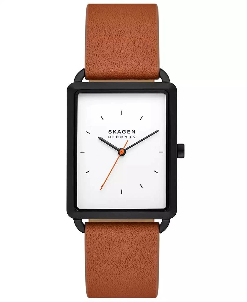 Skagen Men's Hagen Three Hand Brown Pro-Planet Leather 36mm 1