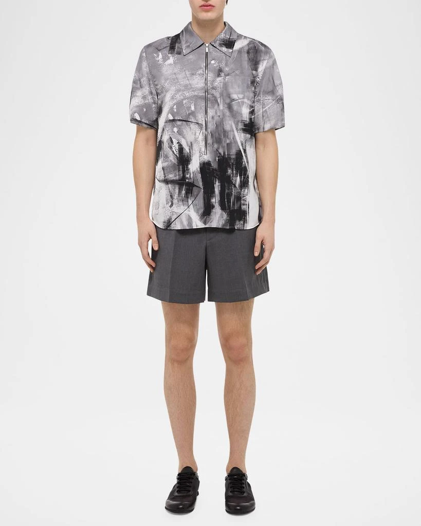 Helmut Lang Men's Scribble Zip Shirt 4