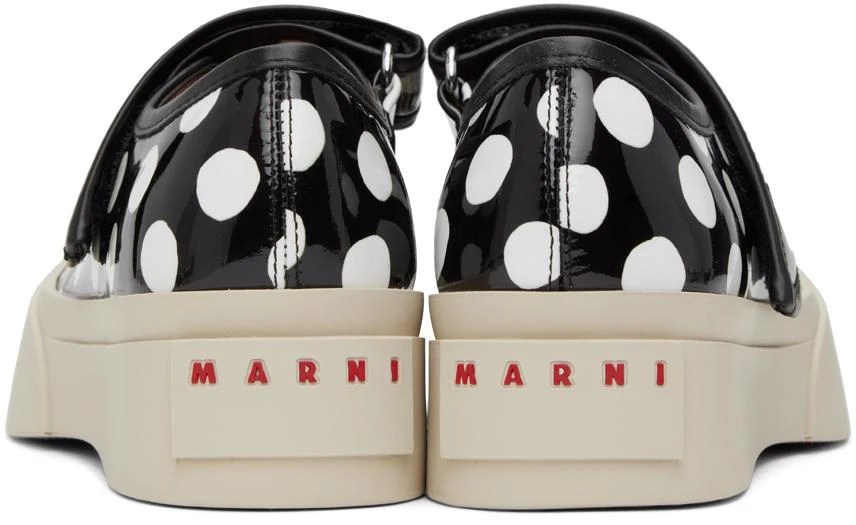 Marni Black & White Pablo Mary Jane Ballerina Flats 2