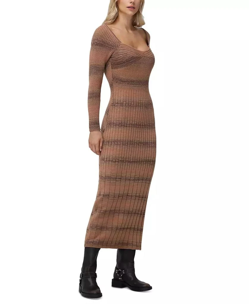 Frye Women's Space Dye Long-Sleeve Maxi Sweater Dress 4