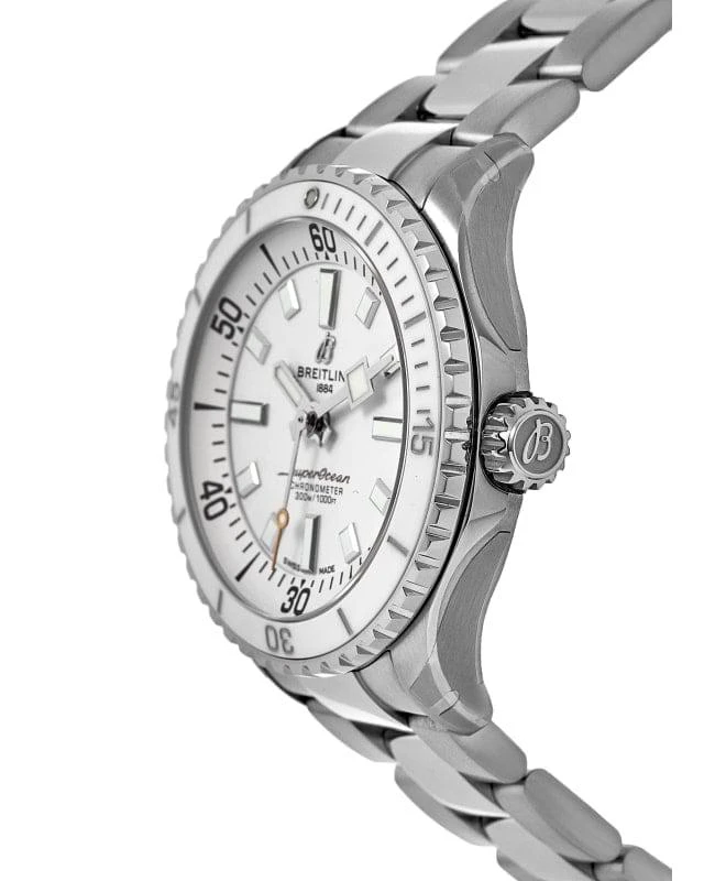 BREITLING Breitling Superocean Automatic 36 White Dial Steel Women's Watch A17377211A1A1 3