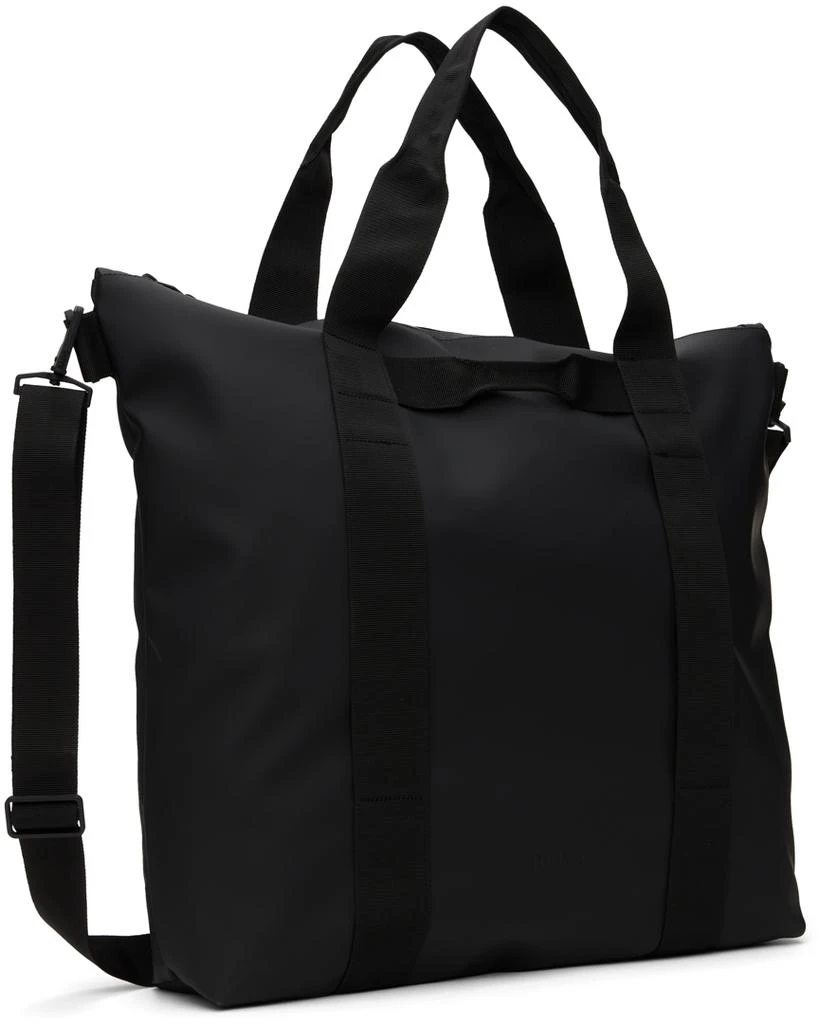 RAINS Black Waterproof Tote 2