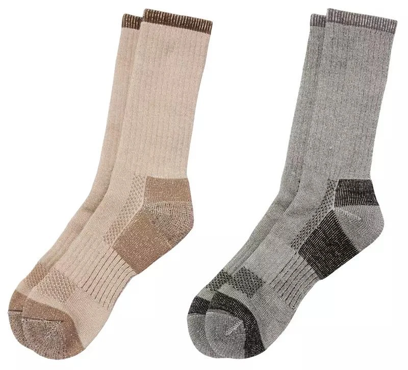 Northeast Outfitters Northeast Outfitters Men's Merino Hiking Socks 2-Pack 1