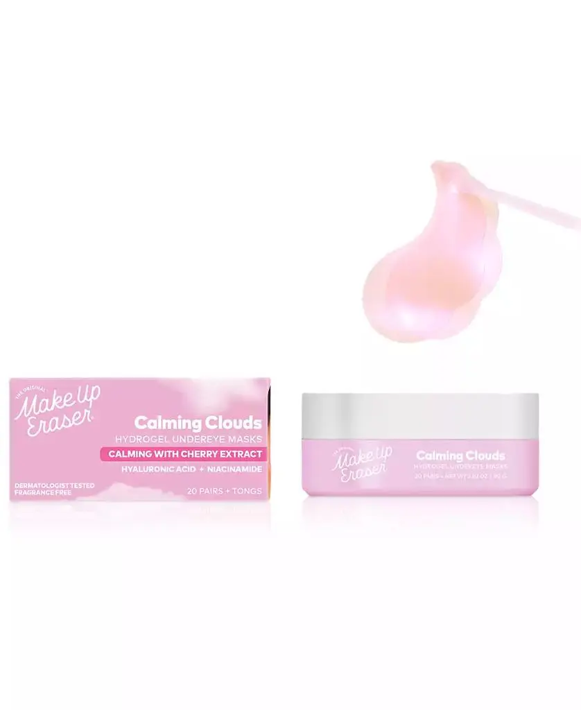MakeUp Eraser Calming Clouds Hydrogel Undereye Masks, 20 Pairs