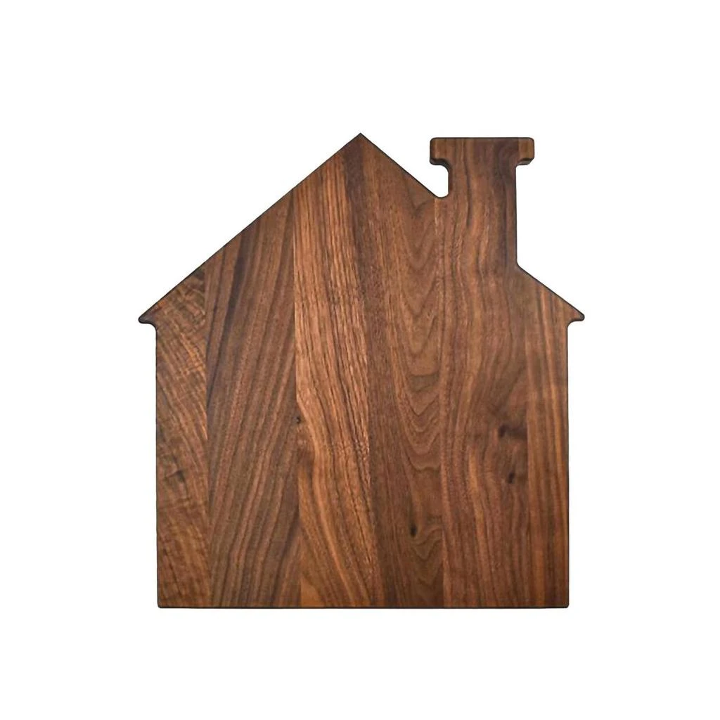 Creative Gifts International Creative Gifts International - House Shaped Acacia Wood Board - 13" x 14"