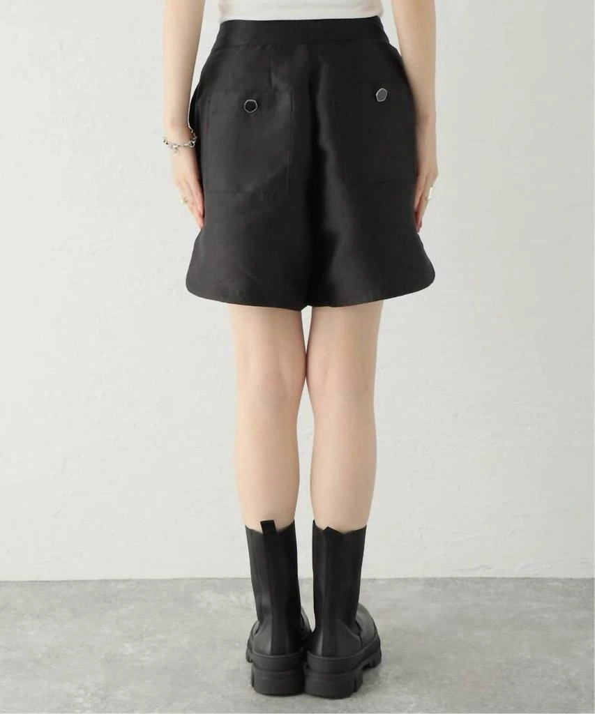 Ghospell Scent Satin Shorts In Black 3